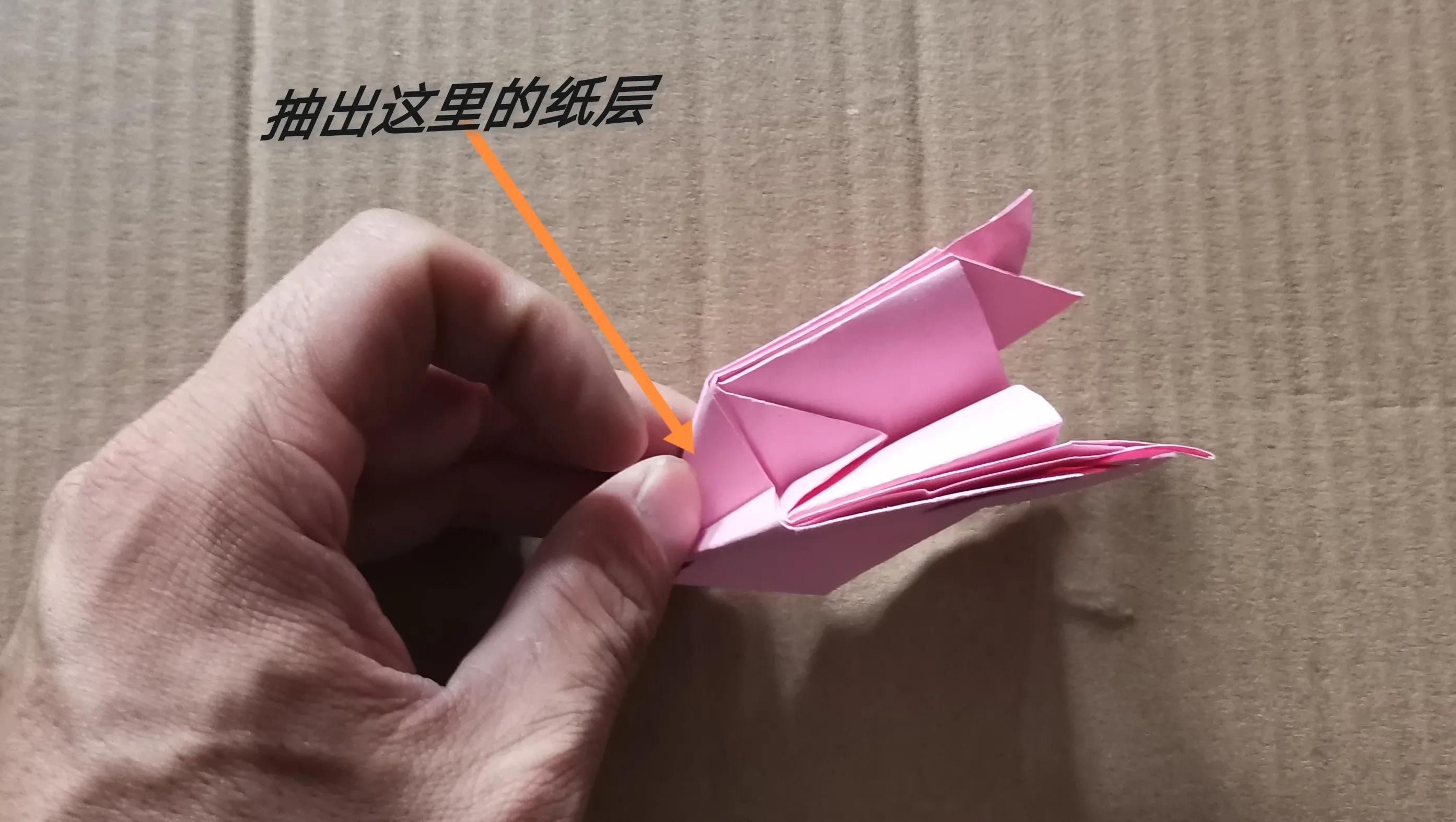 一张纸折的立体蝴蝶慢动作,用8厘米的纸折蝴蝶超简单