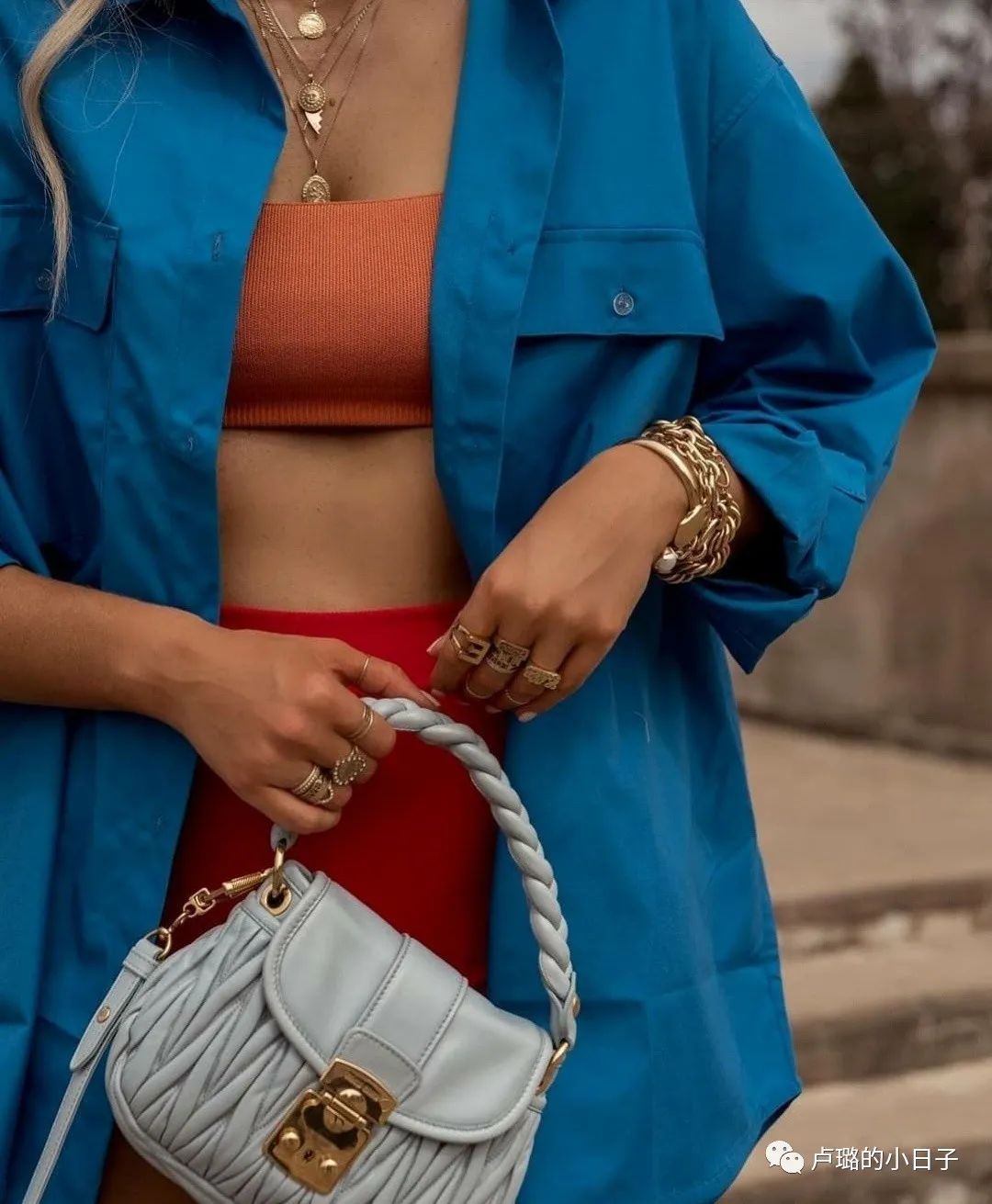 蓝色是你最爱的颜色穿搭,我最爱的蓝色穿搭