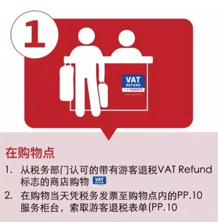 泰国购物退税怎么退,泰国购物如何退税