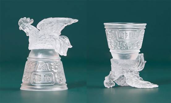 2023商务礼品定制高档创意,十二生肖琉璃定制酒具