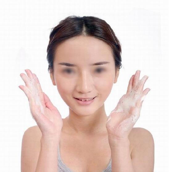 洗脸正确手法视频教程,洗面最简单标准的手法