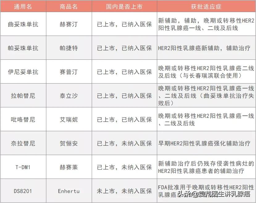 her2阳性乳腺癌辅助治疗新模式,her2阳性乳腺癌有哪些药可以用