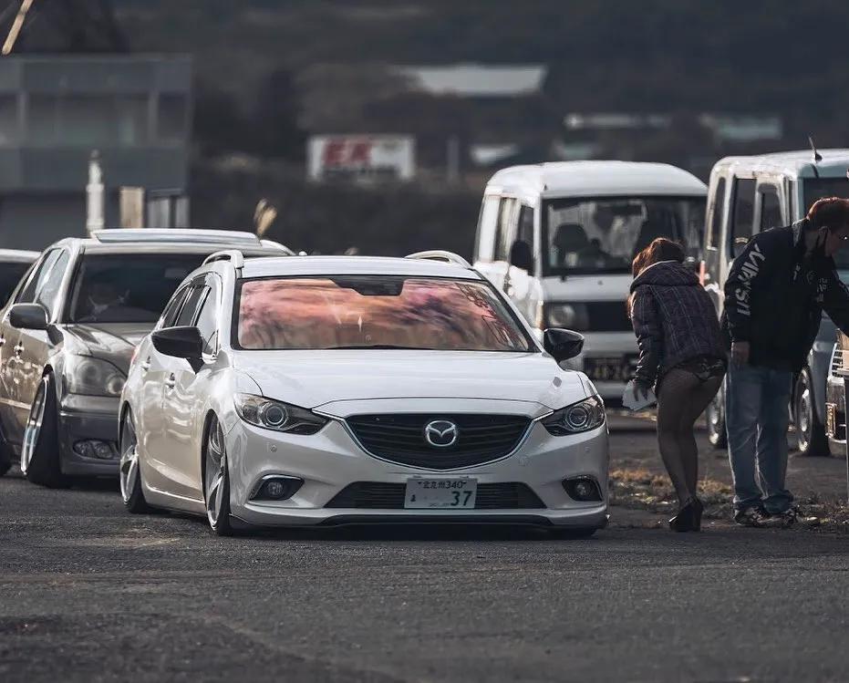 阿特兹轮毂改装案例,马自达阿特兹改装案例