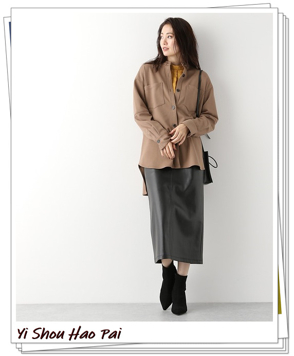 皮夹克皮裙穿搭,皮夹克里搭配的裙子