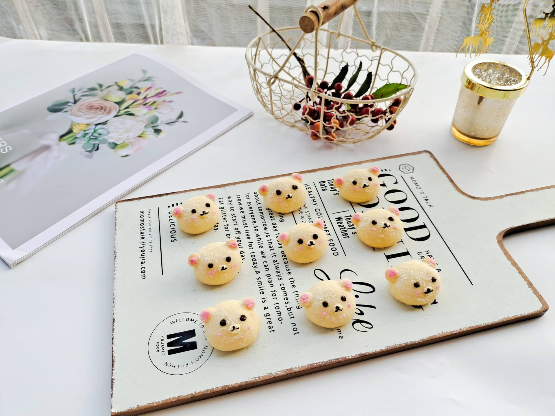 不需烤箱小熊饼干,不用黄油的小熊饼干