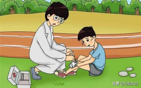 小孩摔破皮泛白了会变成白癜风么,儿童摔伤后缝针能变白癜风吗