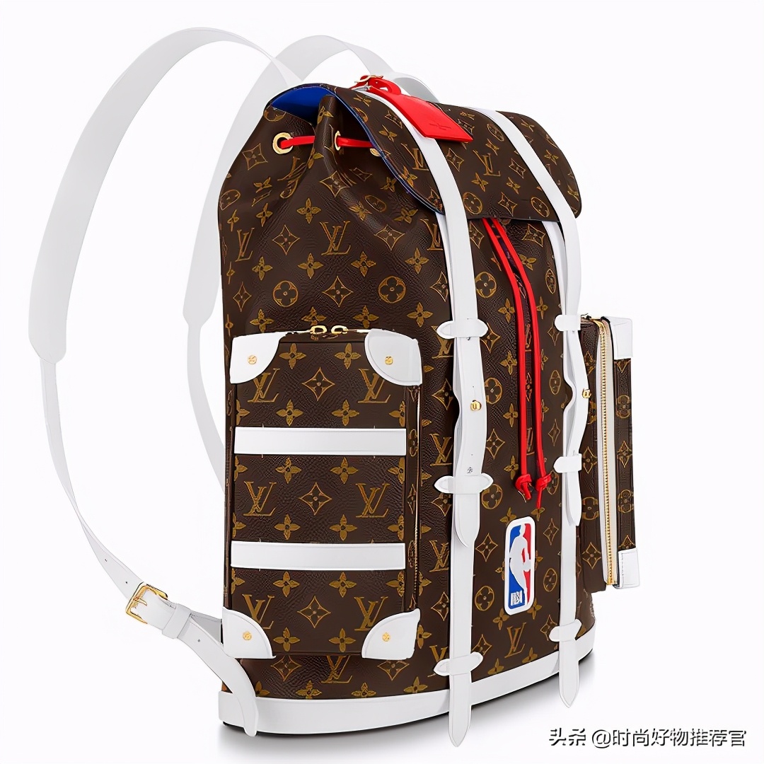 LV新包|NBA合作系列：篮网元素，红白蓝3色细节