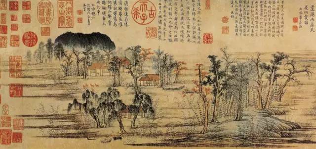 白雪石山水画是什么皴法,山水画皴法教程梅花画法