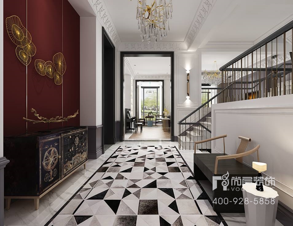 怡怡别墅装修风格,现代轻奢装修风格别墅花园