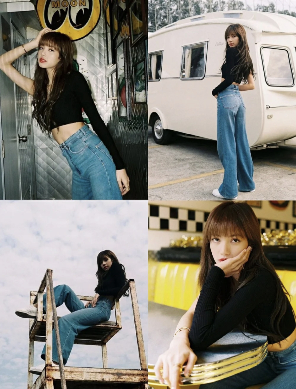 夏日甜酷风万能公式!Lisa张子枫现身示范,普通人也能完美驾驭