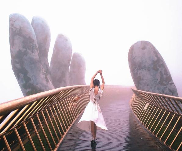 越南网红佛手桥抖音,佛手桥越南