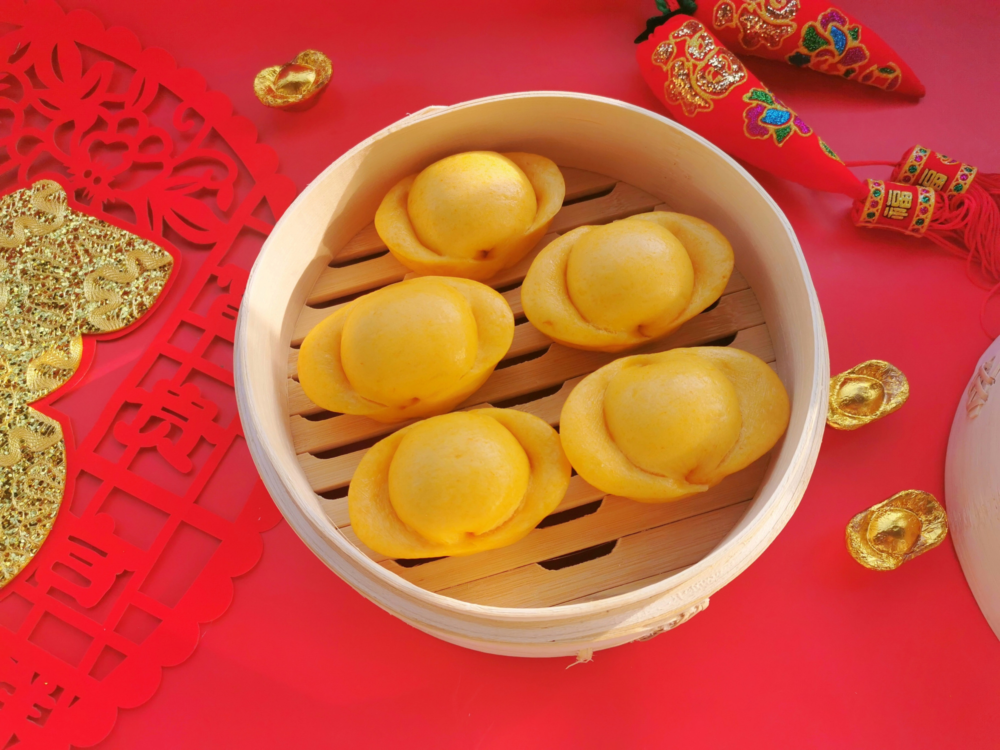 元宝馒头怎么做蒸出来才好看,二十八把面教程