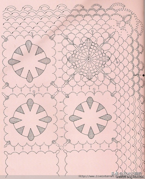 手工钩针毛线沙发巾桌布台布,精致唯美的细蕾丝钩针镂空花桌布