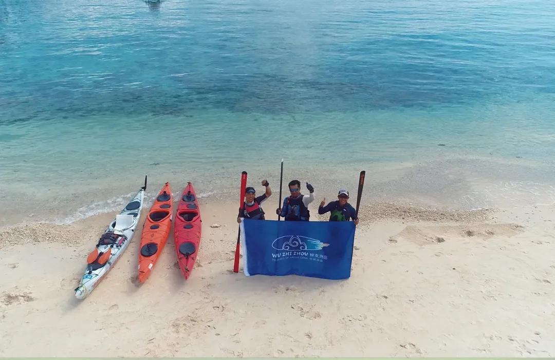 2020辉戈皮划艇环岛海划之旅,蜈支洲岛玩皮划艇