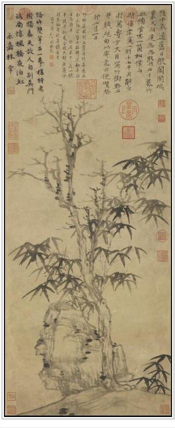 元代画家倪瓒绘画特点,元代倪瓒的代表画作