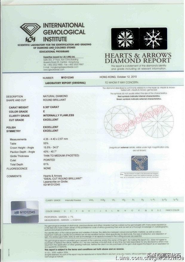 买钻戒鉴别钻石等级颜色难不难,成品钻戒分级证书