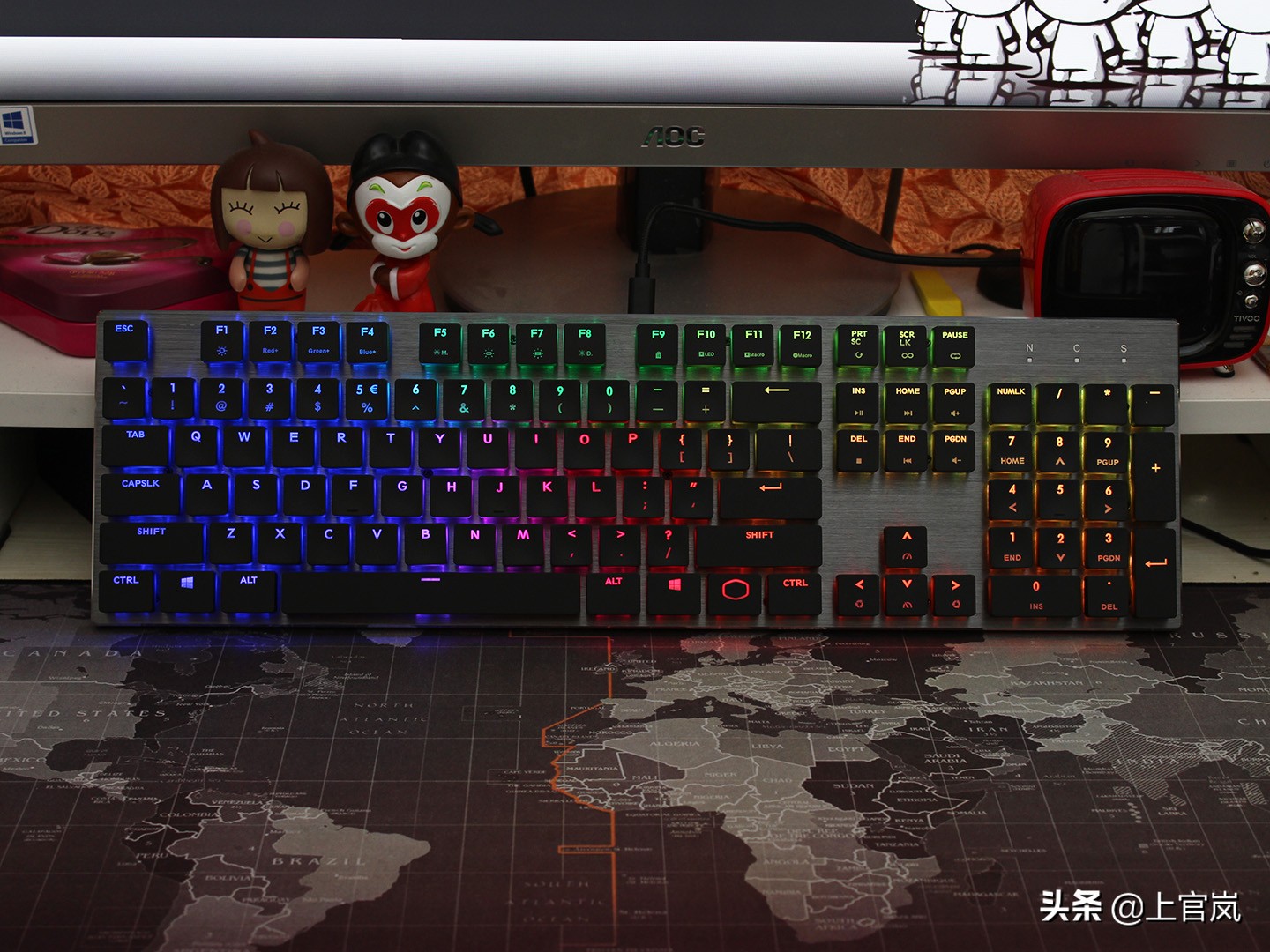酷冷至尊CK721机械键盘,至尊酷冷机械键盘