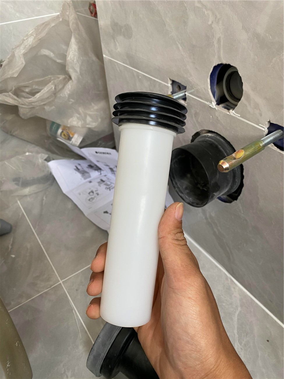 自己独立安装壁挂马桶遇到的那些坑!!!从水电开始就踩坑