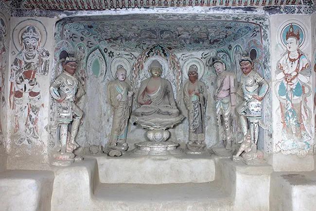 甘肃敦煌莫高窟第144窟,莫高窟46窟