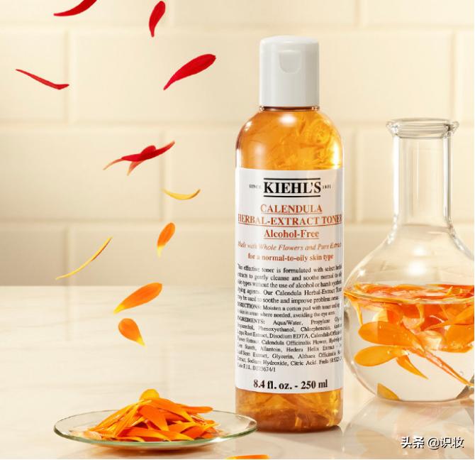 科颜氏金盏花水真假鉴别500ml,美妆真假辨别科颜氏面霜