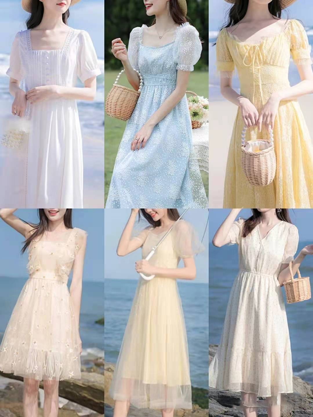 小个子夏季连衣裙穿搭博主,158小个子穿85衣长的连衣裙适合吗