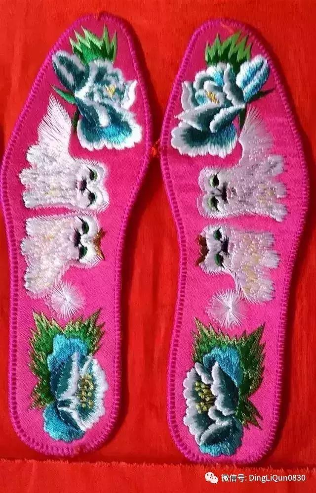 刺绣作品简单的,老式刺绣喜字的鞋垫刺绣方法