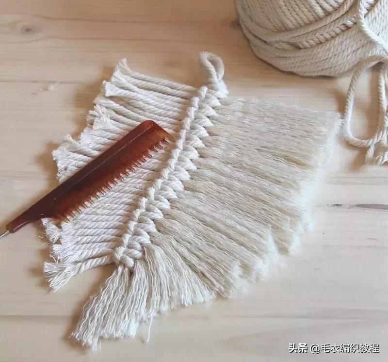 简单易做的挂毯,自制彩虹挂毯