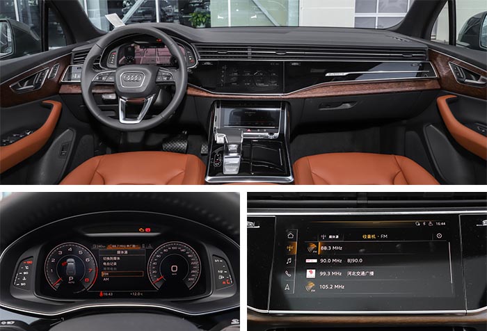 奥迪Q7中期改款,武汉2020奥迪q7黑武士2.0深灰色