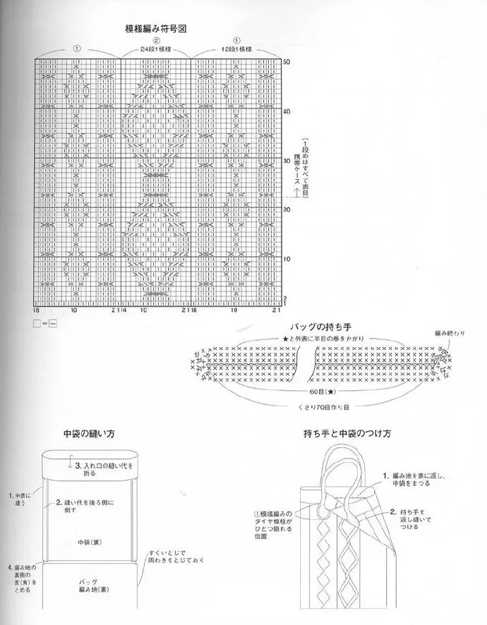 针织包包最新款时尚,为自己钩织有档次的包包附图解