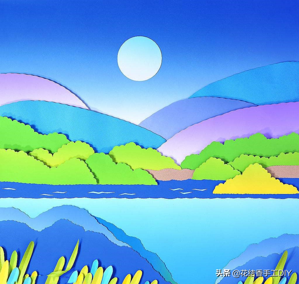 正方形卡纸做新年贺卡,新年手工贺卡简单幼儿diy