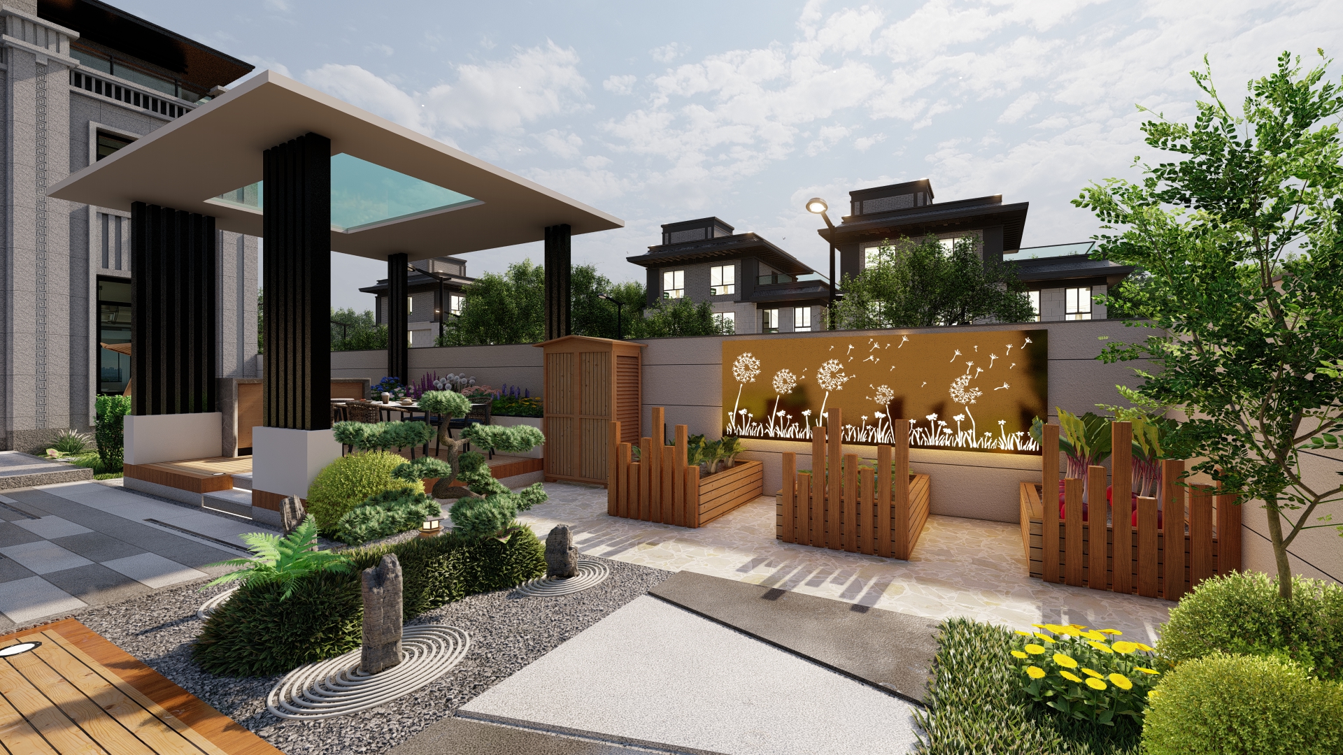 120平院子阳光房,120平阳光房带花园设计