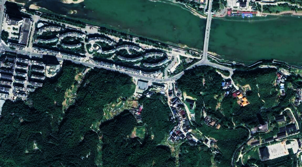 航拍浙江龙泉山,龙泉卫星地图高清版