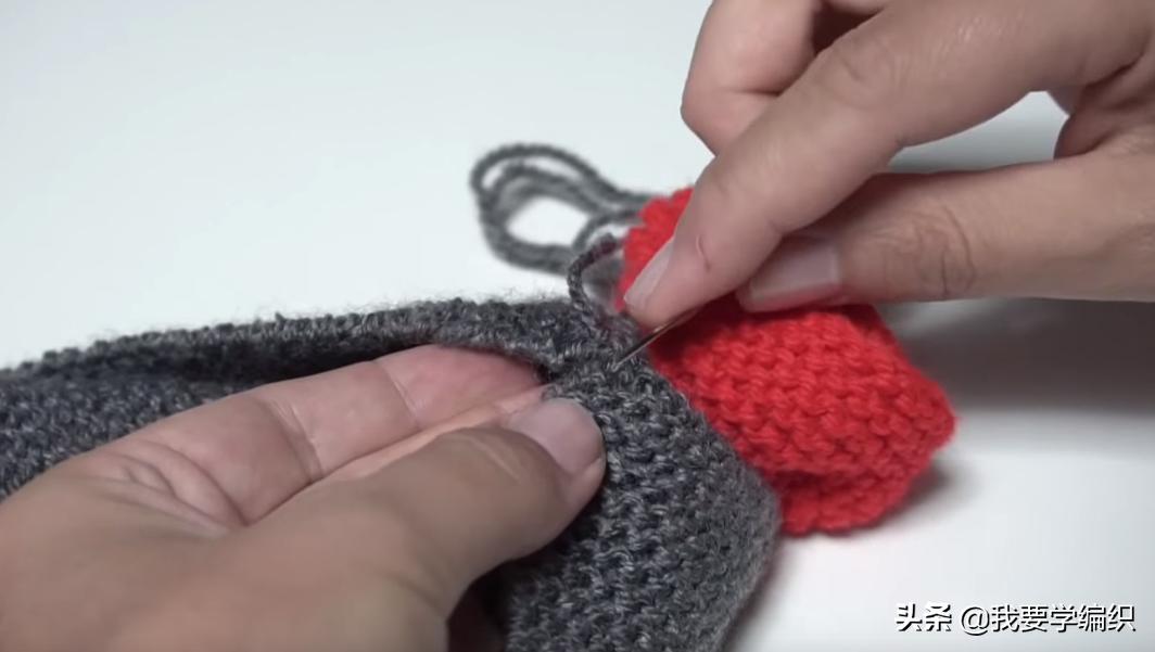 围脖编织教程全过程最简单的,玫瑰花小围脖编织教程