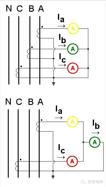 配电柜上电流互感器的接线方法,互感器电表配电柜接线实物图