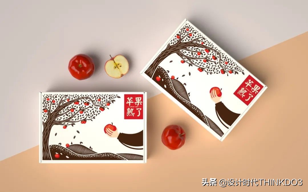 水果高端礼盒包装设计,高端水果礼盒包装设计