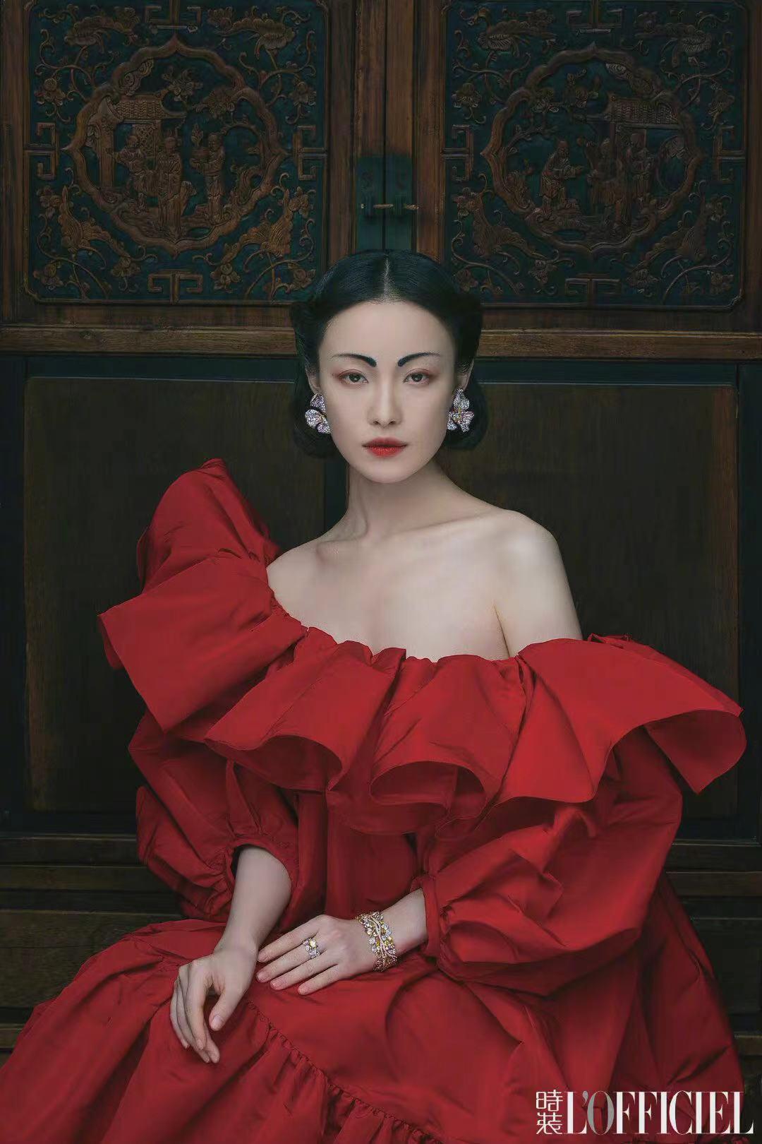 倪妮水墨眉画法,倪妮水墨眉