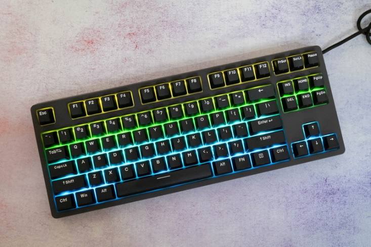 特别的数字键盘，小身板大功能，HEXCORE安妮87键RGB机械键盘体验