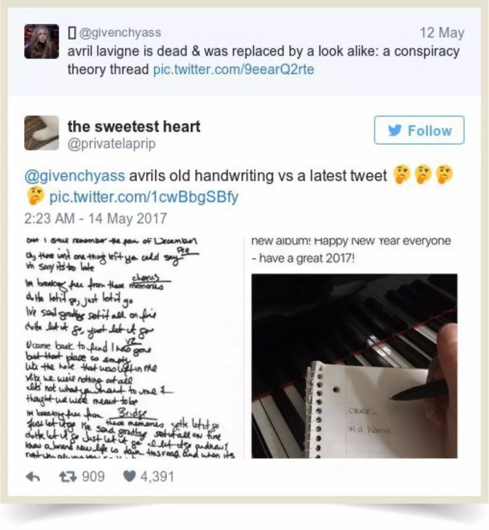 艾薇儿到底是不是替身 (艾薇儿替身阴谋真相)