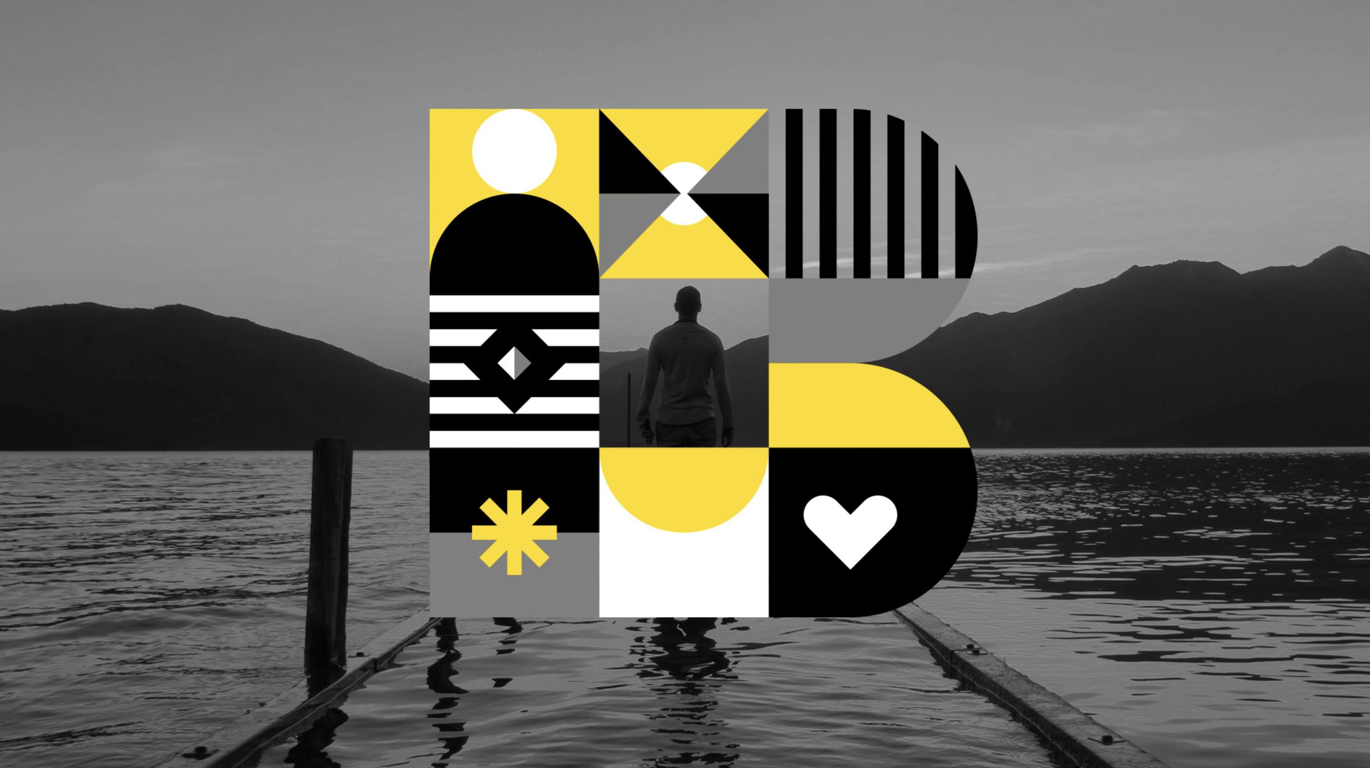 简单有设计感的图案,简单组合图形的精美图案