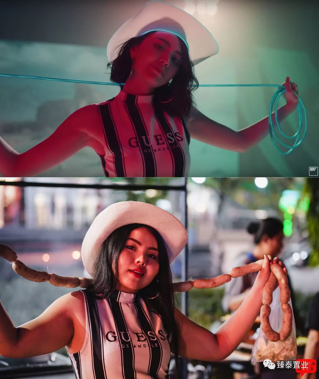 范冰冰蕾哈娜蓝色妆容,范冰冰蕾哈娜