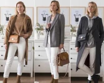 白色上衣怎么穿搭好看,白色毛毛衣服怎样穿搭