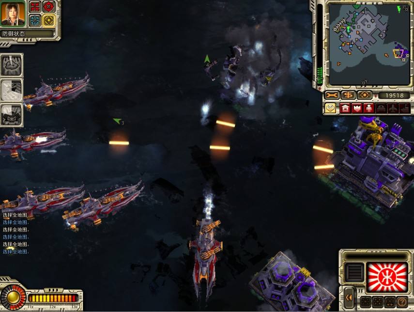 红色警戒3怎么造出一星兵种,红警三升阳战列舰