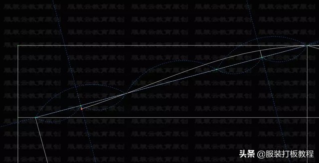 大海服装落肩袖卫衣裁剪图,100码幼童落肩袖卫衣裁剪方法