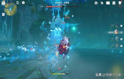 原神水精灵用什么元素打,原神30级以上的纯水精灵在哪