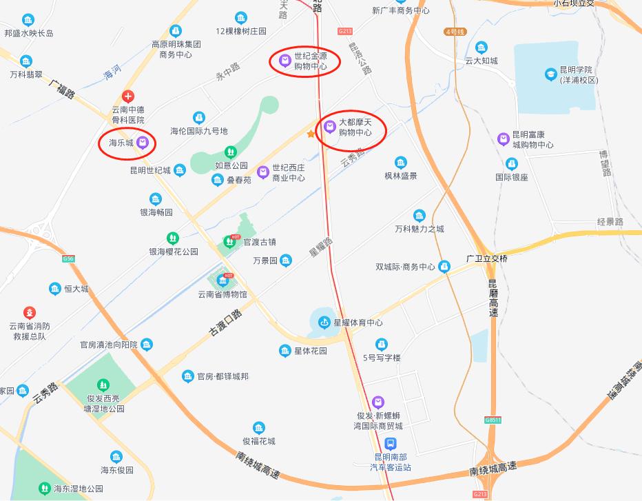 昆明著名的购物中心昆明同德广场,昆明新增购物中心在哪里
