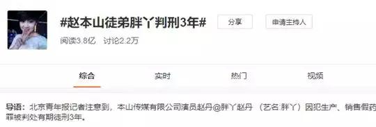 赵本山徒弟胖丫假药案庭审视频,赵本山徒弟售卖假药获刑3年