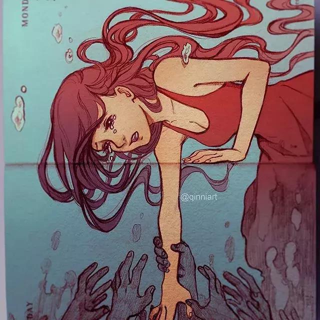 一个经历三次心脏手术，却依旧坚强，用水彩把伤痛化作星辰的女孩