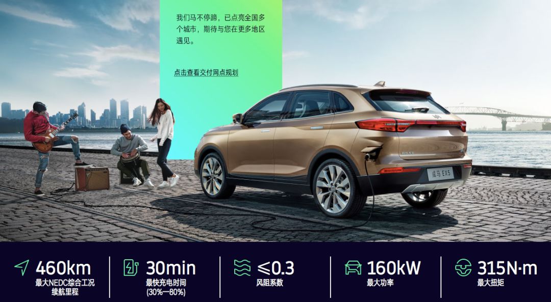 威马ex5新能源汽车外观视频,新款威马ex5上市智能驾驶靠谱吗