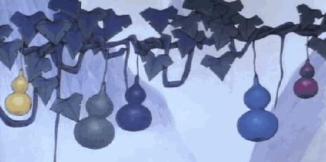 动画片葫芦兄弟剪纸,葫芦兄弟美术片