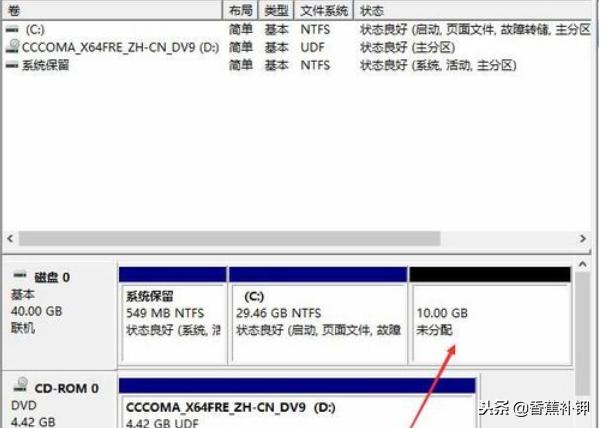 win10系统怎么分盘给c盘,win10系统怎么给c盘变小空间